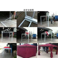 Outdoor Patio Carport Gazebo Canopy Tent for Advertising Events and Large Roman Umbrellas