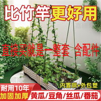Cucumber Climbing Trellis Bean Vegetable Support Frame Coated Steel Pipe Plant Stand for Gardening
