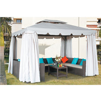 Outdoor Patio Large Roman Tent Car Stall Rain Shelter Advertising Leisure Canopy