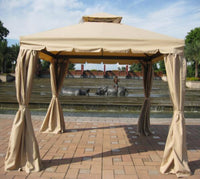 Outdoor Patio Large Roman Tent Car Stall Rain Shelter Advertising Leisure Canopy