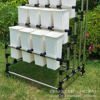 Multi-layer Mobile Flower Pot Stand with Wheels, Iron Art Plant Display Shelf for Balcony, Vegetable Growing Rack