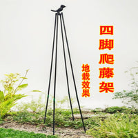 Clematis European Style Four-Corner Tower Plant Support Stand for Balcony Garden Pots Roses