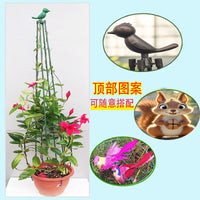 Clematis European Style Four-Corner Tower Plant Support Stand for Balcony Garden Pots Roses