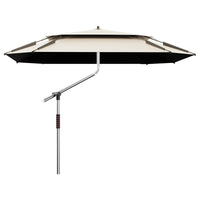 Square Fishing Umbrella Outdoor Camping Sun Protection Foldable Portable Rain Umbrella Polygon Sunshade
