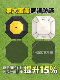 Outdoor Camping Portable Patio Umbrella Windproof Rainproof Sunscreen Fishing Umbrella