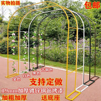 Easy Iron Arch Flower Stand Climbing Vine Support for Grapes Roses Wisteria Garden Trellis