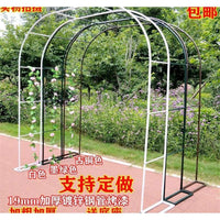 Easy Iron Arch Flower Stand Climbing Vine Support for Grapes Roses Wisteria Garden Trellis