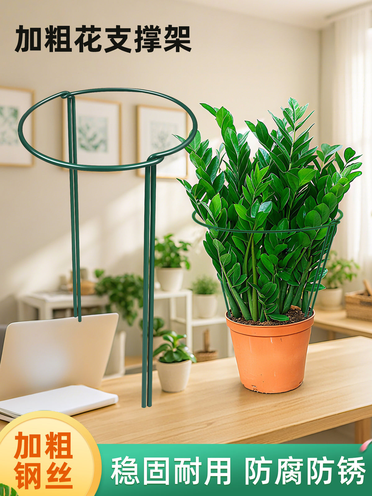 Plant Support Stakes for Climbing Plants, Garden Flower Pot Trellis, Plant Cages for Indoor Outdoor Use