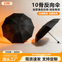Manual Umbrella Reinforced Thickened Sun Protection UV-Resistant Dual-Use for Sun and Rain
