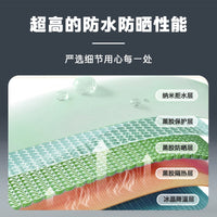 Manual Umbrella Reinforced Thickened Sun Protection UV-Resistant Dual-Use for Sun and Rain