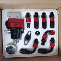 AN6 Universal Fuel Pressure Regulator Racing Enhancer Kit Adjustable Valve