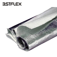 Self-Adhesive Aluminum Foil Fiberglass Heat Resistant Fireproof Insulation Fabric Tape