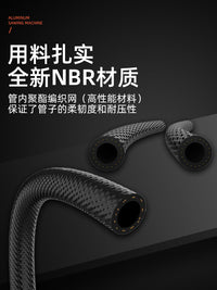 High-Pressure Fuel Hose for Automotive Gasoline and Diesel Engines - Heat Resistant Rubber Fuel Line for EFI Systems
