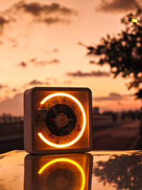 WhatPlus C1 CD Player with INS Style Ambient Light and Bluetooth Speaker - App Control Version