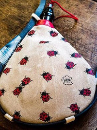 Original Imported Spanish Handmade Leather Wine Skin Water Bag Flask - Century-Old Classic Design