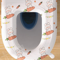 Waterproof Antibacterial Toilet Seat Cover Universal Four Seasons Washable Adhesive Toilet Seat Cushion