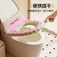 EVA Waterproof Toilet Seat Cushion Winter Universal Household Cute New Toilet Mat