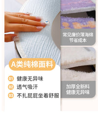 Toilet Seat Cover Four Seasons Universal Washable 2026 New Antibacterial Pure Cotton Zipper Type Household Toilet Cushion