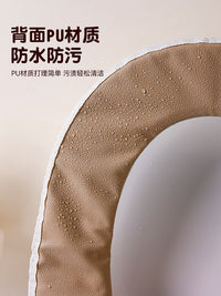 Toilet Seat Cover Four Seasons Universal Washable 2026 New Antibacterial Pure Cotton Zipper Type Household Toilet Cushion
