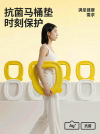 2026 Summer EVA Antibacterial Toilet Seat Cover Universal for All Seasons Household Waterproof Wash-Free Toilet Seat Cushion