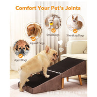 Indoor Wooden Pet Ramp for Dogs, Sofa Split Ladder, Dog Stairs and Footstool