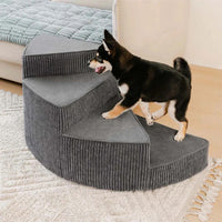 Pet Stairs Dog Ramp Small Dog Sofa Bed Non-Slip Washable Sponge Ladder Rotating Pet Steps