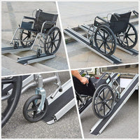 Special Offer Accessible Retractable Pet Ramp Aluminum Alloy Portable Ramp Stairs Mobile Pedal Step Slope Board