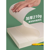 Oil Pastel Paper Square 10x10 Art Oil Painting Paper 8K Blank Paper Opaque Drawing Black A4 Painting Paper