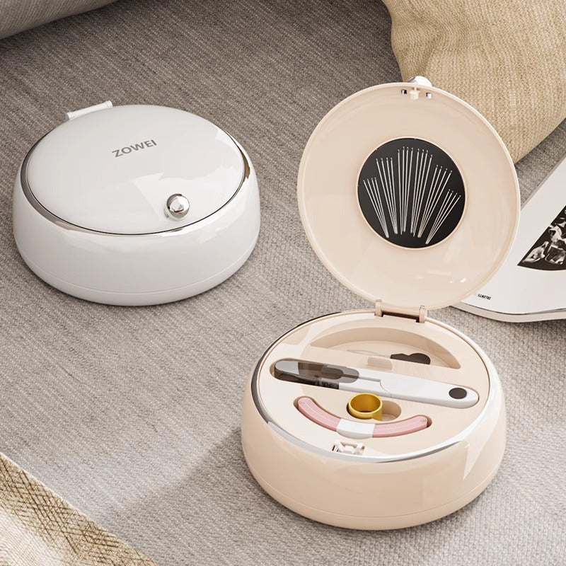 Luxury Magnetic Sewing Kit Box for Home Dormitory Portable Hand Sewing Needle Thread Set Repair Tool Storage