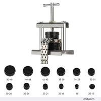 Manual Watch Repair Tool Press Machine for Battery Replacement and Back Cover Pressing, Simple Screw Presser for Mechanical Watches