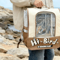 Bird Travel Backpack Carrier for Parrots and Small Birds - Large Capacity Portable Cage Bag