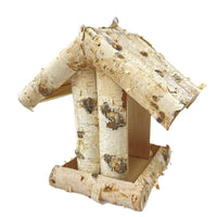 Handmade Creative Forest Style Wooden Bird Cage for Outdoor Pet Breeding and Decoration
