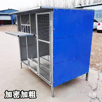 Galvanized Pigeon Cage Assembly Pigeon Loft Breeding Racing Pigeon Chicken Rabbit Cage Indoor Outdoor Rooftop Universal