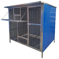 Galvanized Pigeon Cage Assembly Pigeon Loft Breeding Racing Pigeon Chicken Rabbit Cage Indoor Outdoor Rooftop Universal