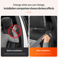 Car Back Seat Hook ABS Seatbelt Retainer Shoulder Pad Limiter for Vehicle Interior
