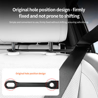 Car Back Seat Hook ABS Seatbelt Retainer Shoulder Pad Limiter for Vehicle Interior