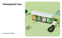 6-Compartment Case Portable medication Container small-sized for while triping, Gym