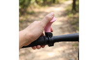 Ergonomic Auxiliary Handlebar Grips Lightweight Thumb Grips Textured Bar Ends Wear-Resistant for Long-Distance Cycling