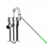 Leak-Proof Stainless Steel Hand Pump Heavy Duty Hand Press Water Pump High Flow Rate Pumping Equipment for Farm, Garden, Yard