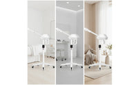 Height-Adjustable Facial Steamer with Stand Rolling Facial Steamer Long-Lasting Portable for Beauticians