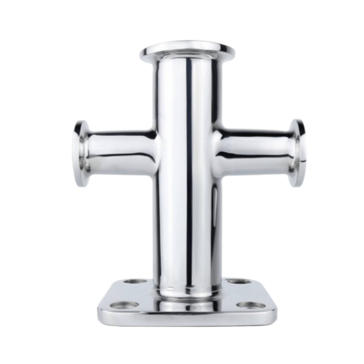 Single Cross Bitt Bollard Sturdy Cross Bitt Bollard Cleat for Boat Owners, Dock Builders, Boats, Marinas