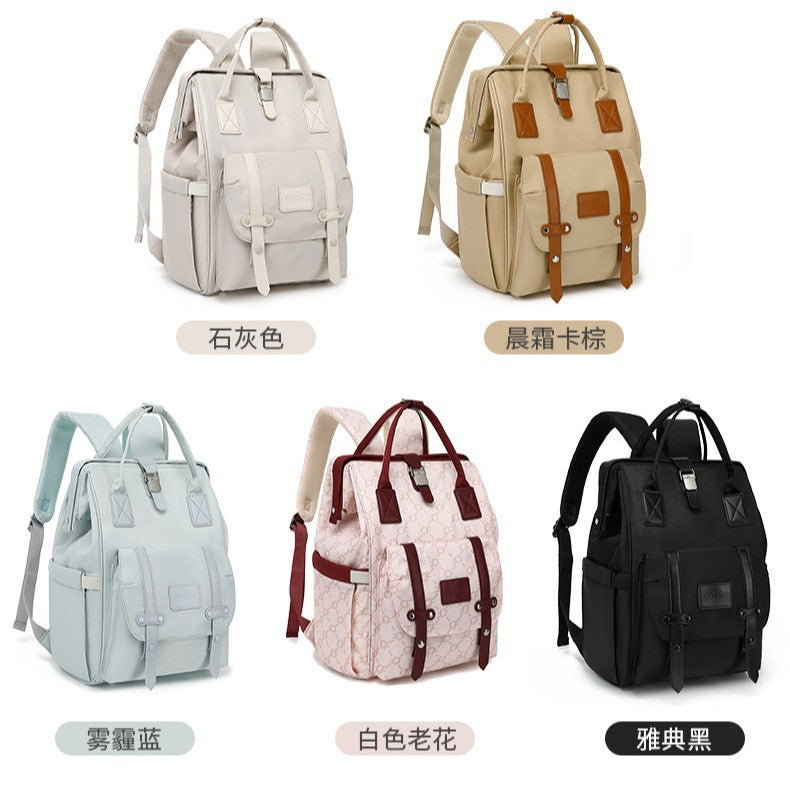 Large Capacity Insulated Mommy Bag with Ergonomic Back Support