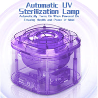 Ultrasonic Jewelry Cleaner for Dentures, Jewelry, Watch Bands - Mini Portable Home Use, US Plug