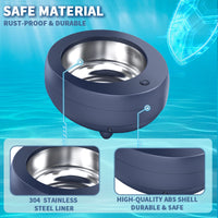 Ultrasonic Cleaner for Dentures, Jewelry, Watches, Contact Lenses, and Toothbrushes (US Plug)