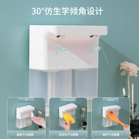 Meijiayuan SD018 Wall-Mounted Automatic Body Lotion Dispenser with Dual Heads, Adjustable Output, 650mL, Rechargeable