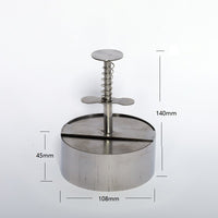 Stainless Steel Burger Press for Commercial and Home Use