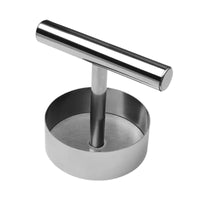 Stainless Steel Burger Press Patty Maker with Ring for DIY Beef Patties and Rice Balls