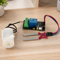5V Relay Electronics Kit, DIY Ground Dampness Detection Watering Experiment