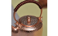 Copper Tea Kettle Heavy Gauge Copper Kettle Thick Stovetop Teapot for Tabletop