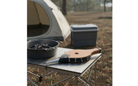 Wooden Fire Bellow Portable BBQ Air Blower Easy to Operate Manual Air Blower for Campers, Grillers, Outdoor, Camping